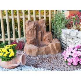 Cascata in Vetroresina da Giardino Toce cm 87x75x85 Litri 80