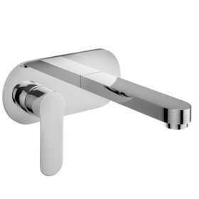 Miscelatore Lavabo da Parete Oceania ad Incasso Ottone Colore Cromato Bagno