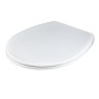 Sedile Termoplastico Bianco Lucido Per Serie Dark Con Chiusura Rallentata