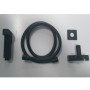 Kit Idroscopino Nero Quadro Doccetta Per Wc Portatile Shut-Off Monogetto Con Leva