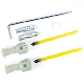 Kit di fissaggio completo a Scomparsa per Sanitari Sospesi con accesso dal Basso