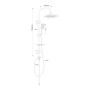 Ogomondo Colonna Doccia Attrezzata Beta Ottone Cromato Diametro 22 mm