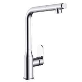 Miscelatore Lavello Cucina Damasco Con Doccetta Estraibile Canna Orientabile