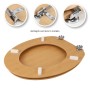 Ogomondo Sedile Copri Water Universale Bamboo MDF Legno Pesante Acero Chiaro