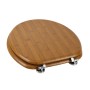 Ogomondo Sedile Copri Water Universale Bamboo MDF Legno Pesante Acero Scuro