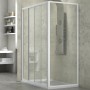 Ogomondo Cabina Doccia Slide 2 Lati Trasparente 140x90 + Piatto Doccia Acrilico 