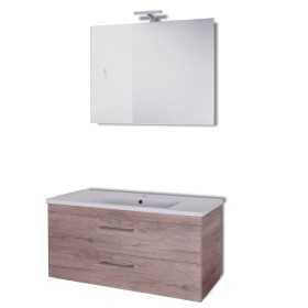 Mobile da bagno sospeso Spring Corda con lavabo specchio MADE IN ITALY