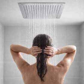 Soffione Doccia Ad Incasso 40X40 cm In Acciaio Inox Spessore 2 mm