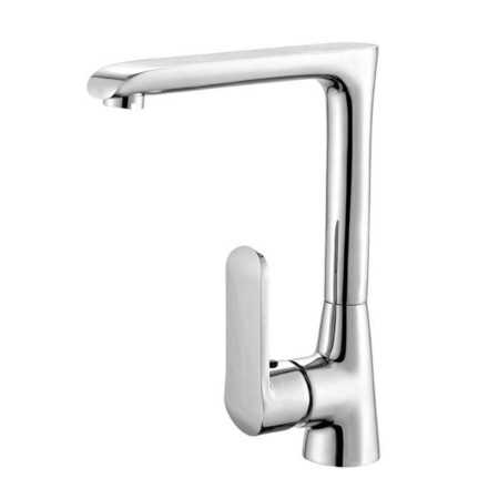 Miscelatore Monoforo Ottone per Lavello Cucina Amsterdam Erogazione Orientabile