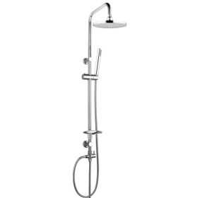 Colonna Doccia Attrezzata Alpha Ottone Cromato Diametro 22 mm
