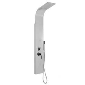 Colonna Doccia Astra in Acciaio 4 funzioni Getto Cascata Bocchette Lombari 