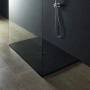 Piatto Doccia Flat In Porcellana Nera Opaca Per Un Design Moderno Spessore cm 3