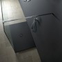 Piatto Doccia Flat In Porcellana Nera Opaca Per Un Design Moderno Spessore cm 3