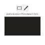 Piatto Doccia Flat In Porcellana Nera Opaca Per Un Design Moderno Spessore cm 3