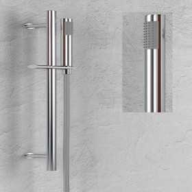 Asta Saliscendi Doccia 002 Ottone Cromato Tondo Doccetta Relax P7xH84