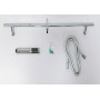 Asta Saliscendi Doccia 004 Ottone Cromato Ovale Doccetta Relax P7,3xH80