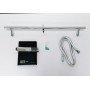 Asta Saliscendi Doccia 004 Ottone Cromato Ovale Doccetta Relax P7,3xH80