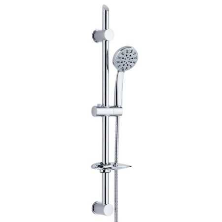 Asta Doccia Saliscendi 005 Completo Doccetta 5 Funzioni Multigetto Salvaforo H 72 CM