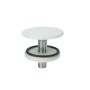 Tappo Copri Foro Per Bidet Lavabo Lavello Ottone Bianco