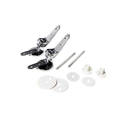 Cerniere Cromate Metallo Per Sedile Coprivaso Tavoletta WC Copriwater Supporti Agganci Staffe