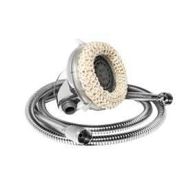 Soffione Doccia Bodycare con Flessibile e 3 Spugne Cromato Bagno 
