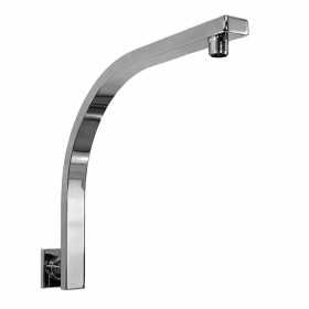 Braccio Doccia Ottone Cromato Prolunga Soffione Doccia Bagno Fisso Attacco Standard