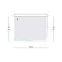 Ogomondo Box Cabina Doccia Corner 3 Lati Cristallo Temprato Trasparente 70x90x70 + Piatto Doccia Acrilico