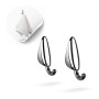 Set 9 Pezzi Accessori da Bagno Odissea Acciaio Cromato dal design moderno