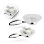 Set 9 Pezzi Accessori da Bagno Odissea Acciaio Cromato dal design moderno