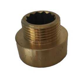 Raccorderia Raccordo Riduzione Ottone Giallo M F Alta Qualità Varie Misure