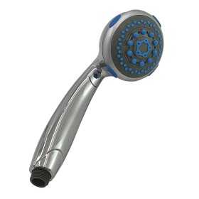 Doccetta Soffione Vasca Doccia 5 Funzioni Multi Getto Anticalcare Abs Cromato