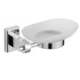 Porta Sapone Saponetta a Parete da Bagno Iris Ottone Cromato Accessori Alta Qualità