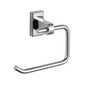 Porta Rotolo Salvaspazio Iris Ottone Cromato Accessori Bagno