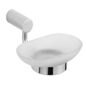 Porta Sapone Saponetta a Parete Piattino Ovale da Bagno Magnolia Ottone Cromato Accessori Alta Qualità