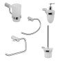 Set 5 Pezzi Accessori da Bagno Magnolia 006 Ottone Cromato