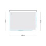 Ogomondo Box Cabina Doccia Corner 3 Lati Cristallo Temprato Trasparente 70x100x70 + Piatto Doccia Porcellana h6,5cm