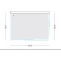 Ogomondo Box Cabina Doccia Corner 3 Lati Cristallo Temprato Trasparente 80x120x80 + Piatto Doccia Porcellana h6,5cm