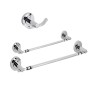 Set 3 Pezzi Accessori da Bagno Narciso 005 Ottone Cromato