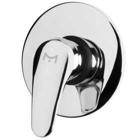 Miscelatore Doccia da Parete Serie Delfino Incasso Ottone Colore Cromato Bagno