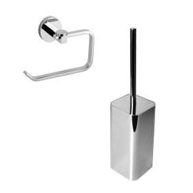 Set 2 Pezzi Accessori da Bagno Margherita 003 Ottone Cromato