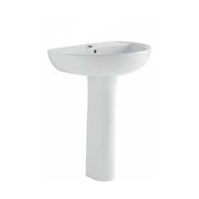Colonna + Lavabo 55 cm Bianco Pozzi Ginori Colibrì 2