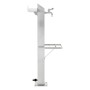 Fontana da Giardino a Colonna esterno MAGNOLIA Acciaio Inox Spazzolato H 95 cm