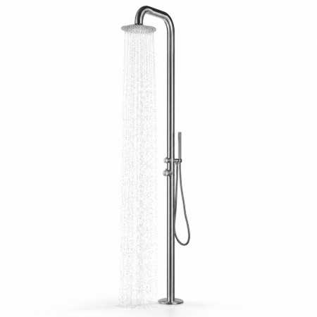  Colonna Doccia Acciaio Inox Summer a Pavimento da Giardino Da Esterno Outdoor