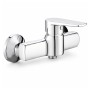 Miscelatore Monocomando Asia Esterno da Doccia in Ottone Colore Cromato