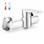Miscelatore Monocomando Asia Esterno da Doccia in Ottone Colore Cromato