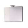 Mobile da bagno sospeso Spring Bianco con lavabo specchio MADE IN ITALY