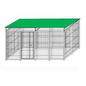 Recinzione da Esterno con Copertura Zincatura a Caldo da 400x200x Altezza 180 Cm