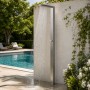 Larice Colonna doccia da esterno fissaggio a pavimento per giardino piscina inox