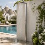 Larice Colonna doccia da esterno fissaggio a pavimento per giardino piscina inox