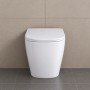 Vaso Wc A Pavimento Serie Diana Senza Brida Ceramica Colore Bianco Lucido